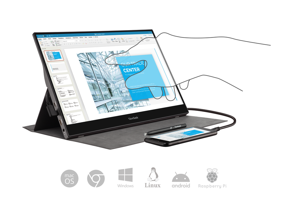 ViewSonic TD1655 16” Touch Portable Monitor - ViewSonic Global